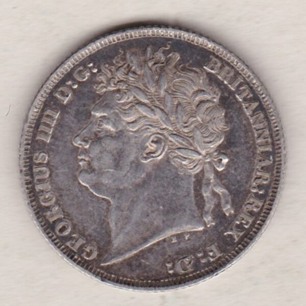 1825 First Type Silver Shilling - Image 2