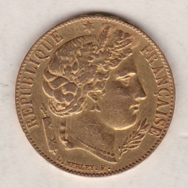 1851 A France Gold Twenty Francs Coin - Image 2