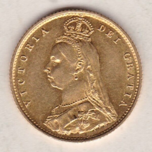 1887 Gold Half Sovereign Coin - Victoria Jubilee Head - Image 2