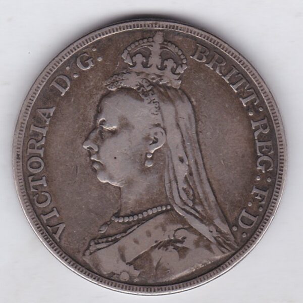 1891 Silver Crown - Victoria Jubilee Head - Image 2