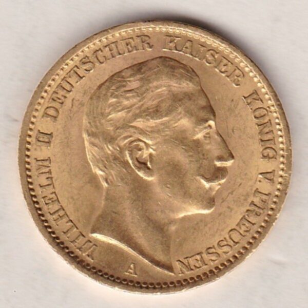 1910 A Germany Gold Twenty Mark - Image 2