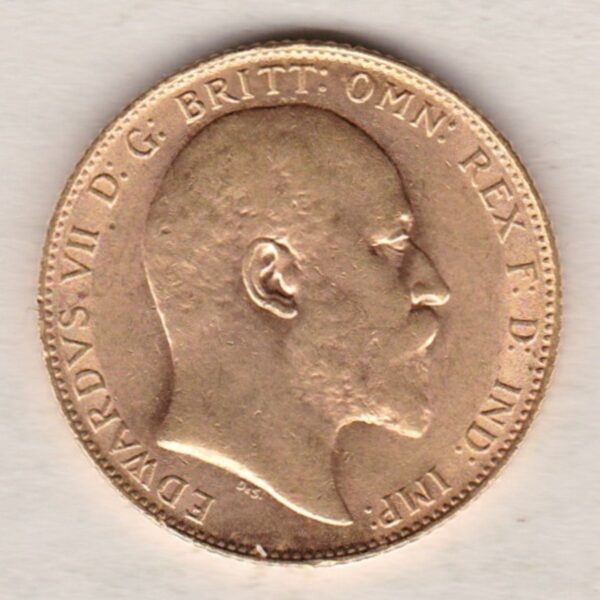 1910 Gold Sovereign Coin – Edward VII - Image 2