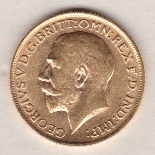 1912 Gold Sovereign Coin - George V - Image 2