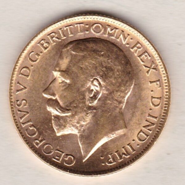 1912 P Gold Sovereign Coin - George V - Image 2