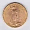 1927 USA Twenty Dollars coin featuring the Lady Liberty on the Obverse. The eagle in flight with sunshine in the background on the Reverse.