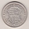 1936 Silver Halfcrown coin featuring the King George V on the Obverse. The Quartered shield of arms flanked by crowned royal cyphers complete the Reverse.