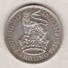 1936 Silver Shilling coin featuring King George V on the Obverse. The Reverse features a crowned lion with date and denomination.