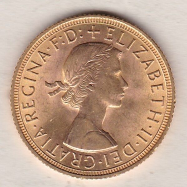 1959 Gold Sovereign Coin - Elizabeth II - Image 2