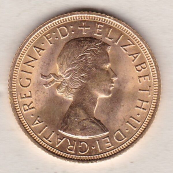 1962 Gold Sovereign Coin - Elizabeth II - Image 2