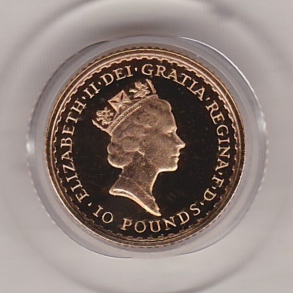 1987 Gold Proof Tenth Ounce Britannia - Image 2