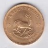 1988 South Africa Gold One Ounce Krugerrand. Investment one ounce gold coin featuring Paul Kruger on the Obverse. The springbok on the Reverse.