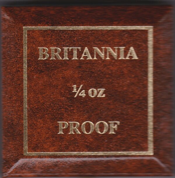 2002 Gold Proof Quarter Ounce Britannia - Image 4