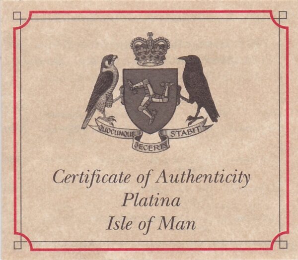 1999 Isle Of Man Gold Twenty-fifth Platina - Image 3