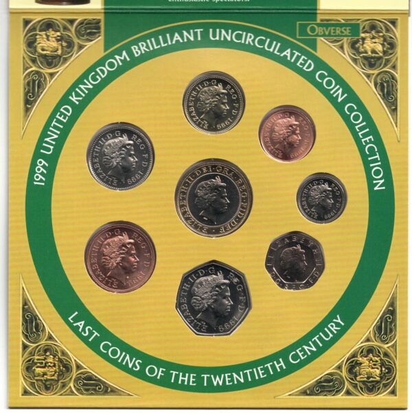 1995 Royal Mint Brilliant Uncirculated Eight Coin Collection - Image 2