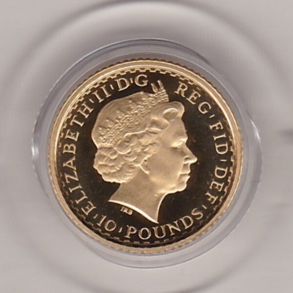 2005 Gold Proof Tenth Ounce Britannia - Image 2