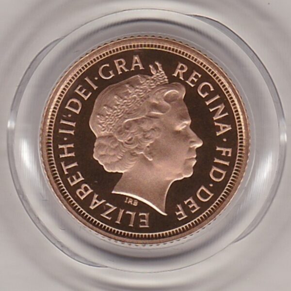 2011 Gold Proof Half Sovereign - Image 2