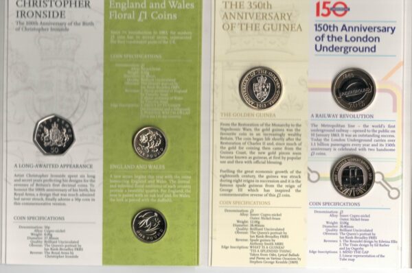 2013 Royal Mint Annual Fifteen Coin Set - Image 3