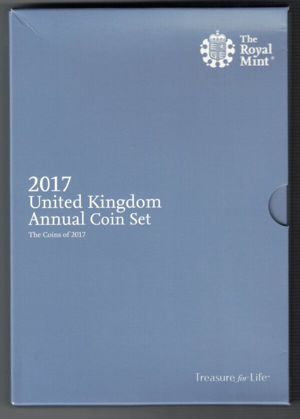 2017 Royal Mint Annual Thirteen Coin Set . This 2017 set comes with card outer. All coins are in stock for despatch. You are buying a set of 13 coins.