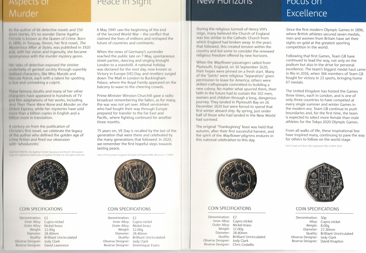 2020 Royal Mint Annual Thirteen Coin Set - Image 4