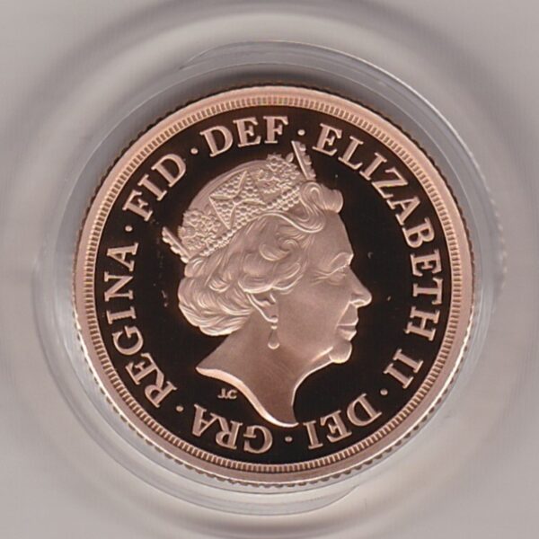 2022 Piedfort Gold Proof Sovereign - Platinum Jubilee - Image 2