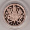 2022 Piedfort Gold Proof Sovereign - Queen Elizabeth II Platinum Jubilee. This coin comes boxed with certificate as issued by the royal mint.