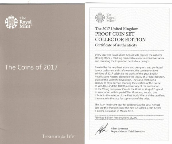 Boxed 2017 Royal Mint Thirteen Coin Collector Edition Proof Set - Image 4