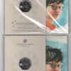 Two 2022 Royal Mint Fifty Pence Coins Harry Potter cupro nickel coins. All coins are in stock for despatch. You are buying two fifty pence coins.