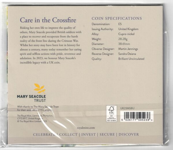 Sealed 2023 Five Pounds Mary Seacole - Image 2