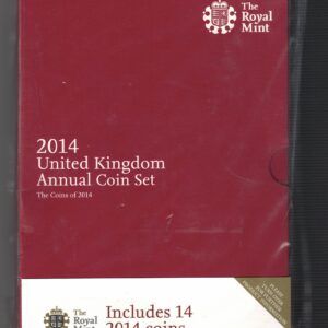 Sealed 2014 Royal Mint Annual Fourteen Coin Set. This 2014 set comes with card outer. All coins are in stock for despatch. You are buying a set of 14 coins.