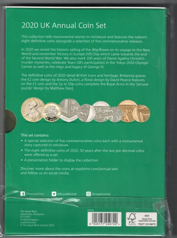 Sealed 2020 Royal Mint Annual Thirteen Coin Set - Image 2