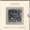 1999 Royal Mint Brilliant Uncirculated Wedding Eight Coin Set . This 1999 set comes with card outer. All coins are in stock for despatch.