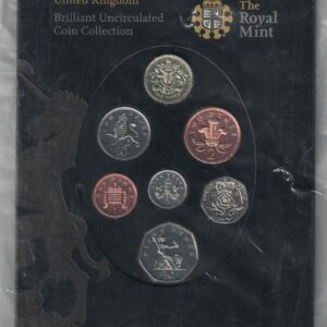 2008 Royal Mint Brilliant Uncirculated Seven Coin Set . This 2008 set comes with card outer. All coins are in stock for despatch