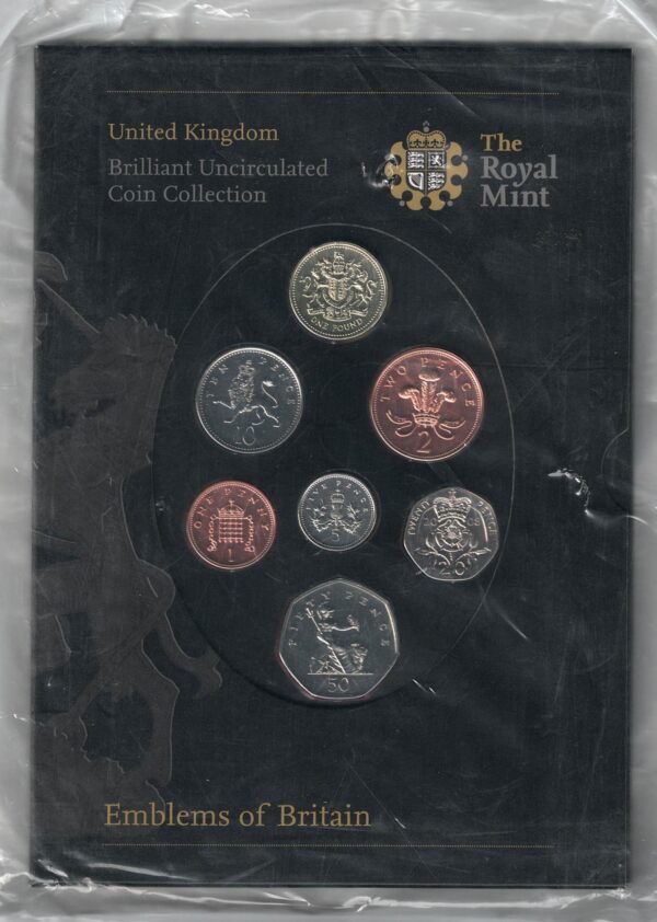 2008 Royal Mint Brilliant Uncirculated Seven Coin Set . This 2008 set comes with card outer. All coins are in stock for despatch