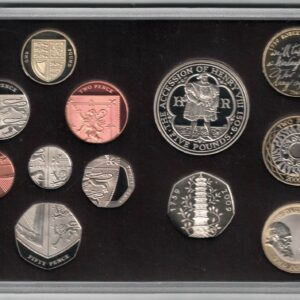 2009 Royal Mint Base Metal Twelve Coin Proof Set . This 2009 set comes with card box. All coins are in stock for despatch.