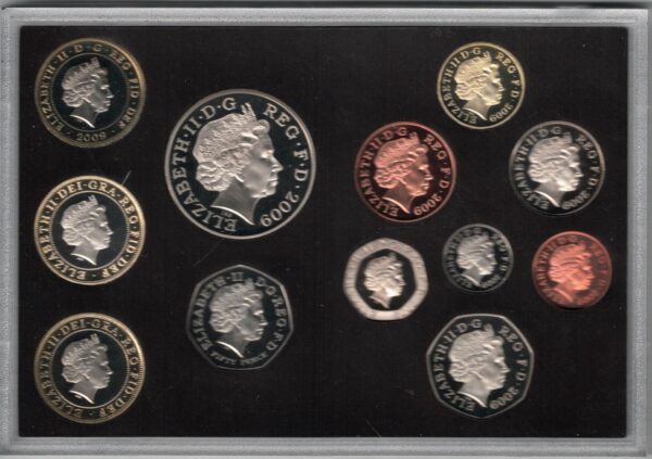 Boxed 2009 Royal Mint Twelve Coin Proof Set - Image 2