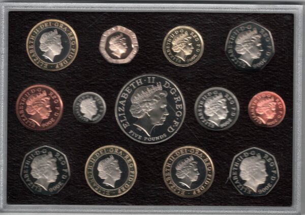 Boxed 2006 Royal Mint Thirteen Coin Proof Set - Image 2