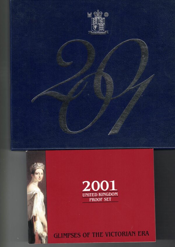 Boxed 2001 Royal Mint Ten Coin Proof Set - Image 3