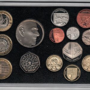 2011 Royal Mint Base Metal Fourteen Coin Proof Set . This 2011 set comes with card box. All coins are in stock for despatch.