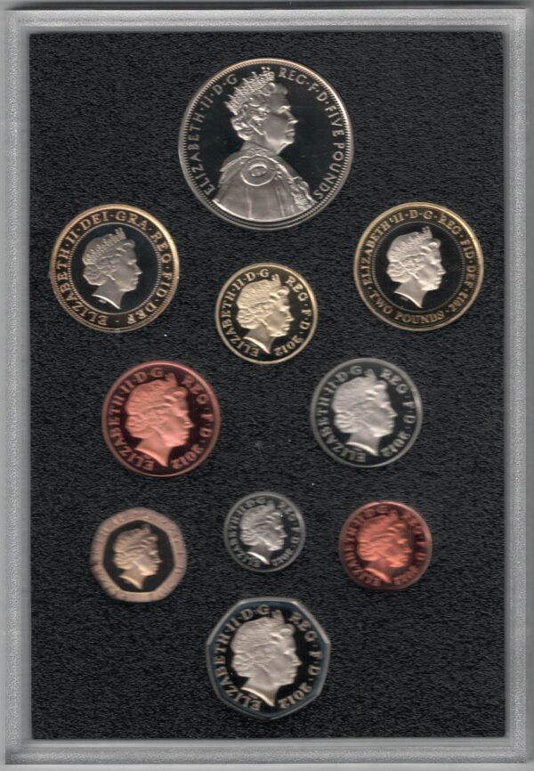 Boxed 2012 Royal Mint Ten Coin Proof Set - Image 2