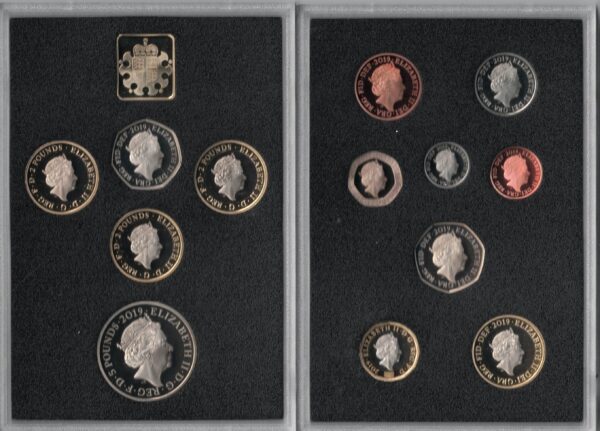 Boxed 2019 Royal Mint Thirteen Coin Proof Set - Image 2