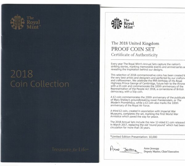 Boxed 2018 Royal Mint Thirteen Coin Proof Set - Image 4