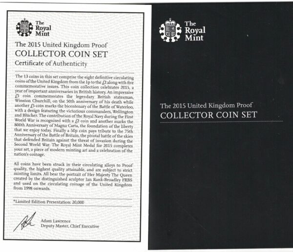 Boxed 2015 Royal Mint Thirteen Coin Collector Edition Proof Set - Image 4