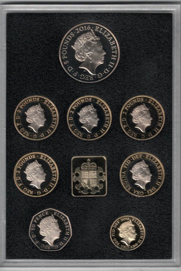 Boxed 2016 Royal Mint Eight Coin Commemorative Edition Proof Set - Image 2