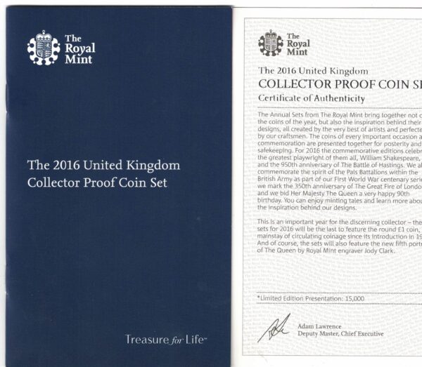 Boxed 2016 Royal Mint Sixteen Coin Collector Edition Proof Set - Image 4