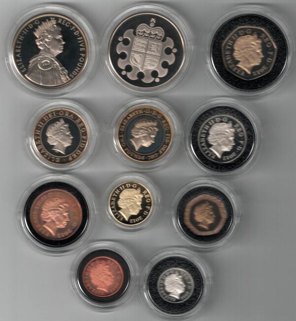 Boxed 2012 Royal Mint Premium Ten Coin Proof Set - Image 2