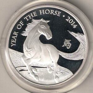 2014 Silver Proof One Ounce Year Of The Horse. The coin contains one ounce of 999 fine silver. All of our silver coins are in stock.