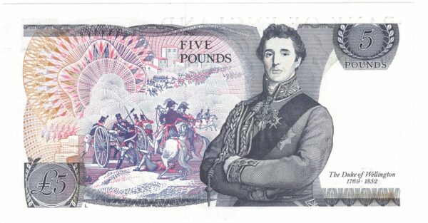 B343 D.H.F. Somerset Five Pounds Banknote NC15 - Image 2