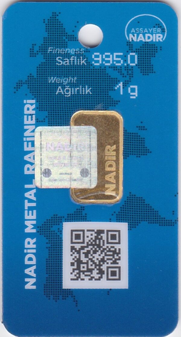 One Gram Gold Bar Nadir - Image 2