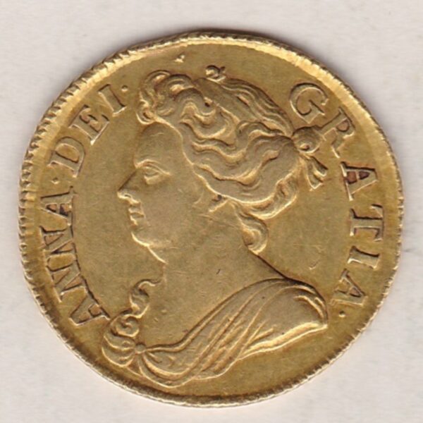 1712 Gold Guinea Coin - Queen Anne - Image 2