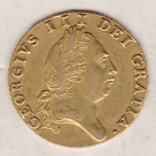 1788 Gold Half Guinea Coin - Image 2